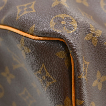 Louis Vuitton Keepall Monogram, Brown, Canvas, Travel Bag