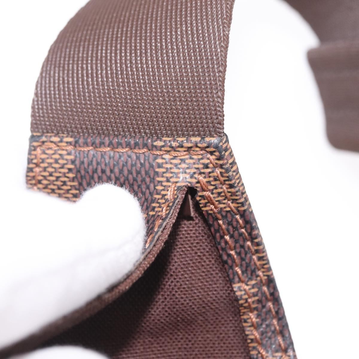 Louis Vuitton Geronimos Waist Damier, Brown, Canvas, Shoulder Bag