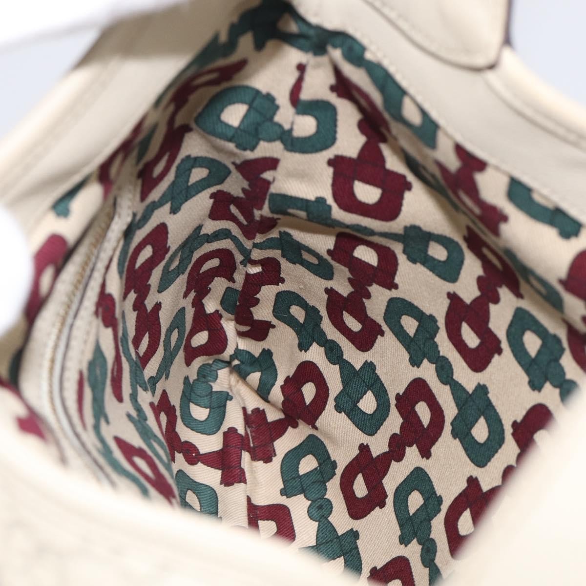 Gucci Jackie Leather, Beige, Canvas, Tote Bag