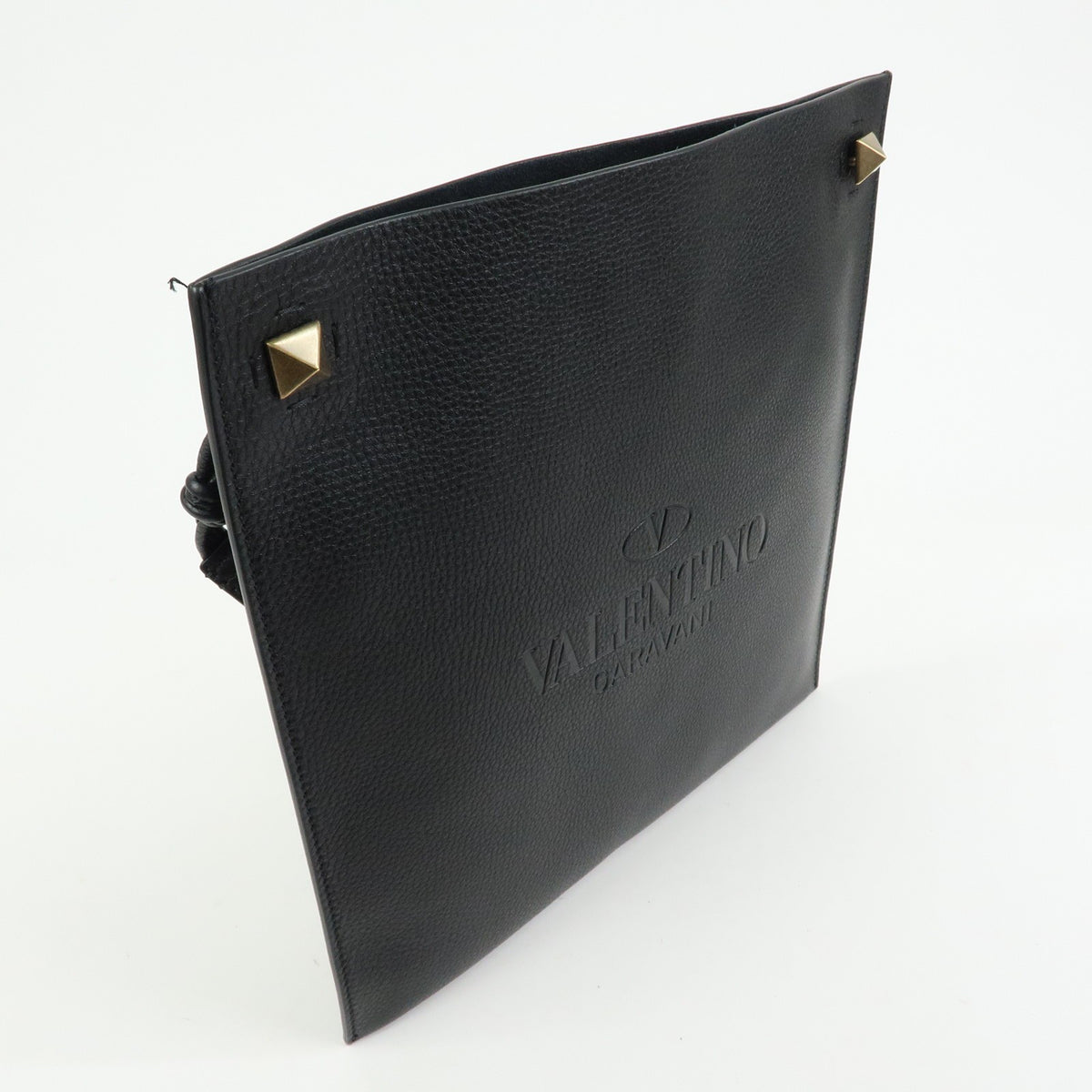 Valentino Garavani Vintage Leather, Black, Leather, Shoulder Bag
