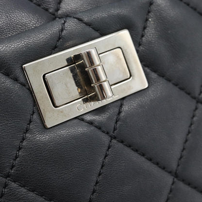 Chanel Mademoiselle Chain Quilted Lambskin, Black, Leather, Shoulder Bag