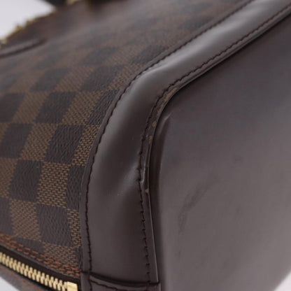 Louis Vuitton Alma Damier, Brown, Canvas, Handbag