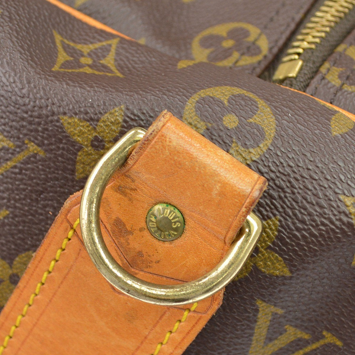 Louis Vuitton Sac Polochon Monogram Canvas, Brown, Canvas, Handbag