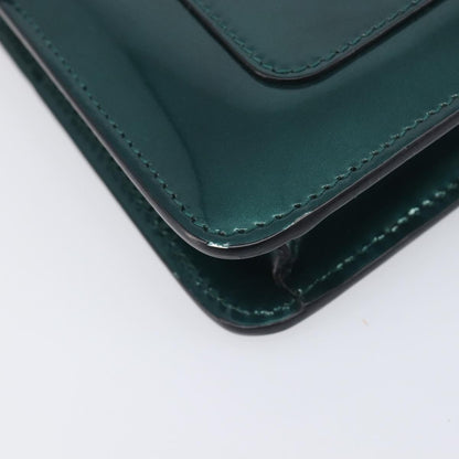 Bvlgari Serpenti Forever Patent, Green, Patent Leather, Shoulder Bag