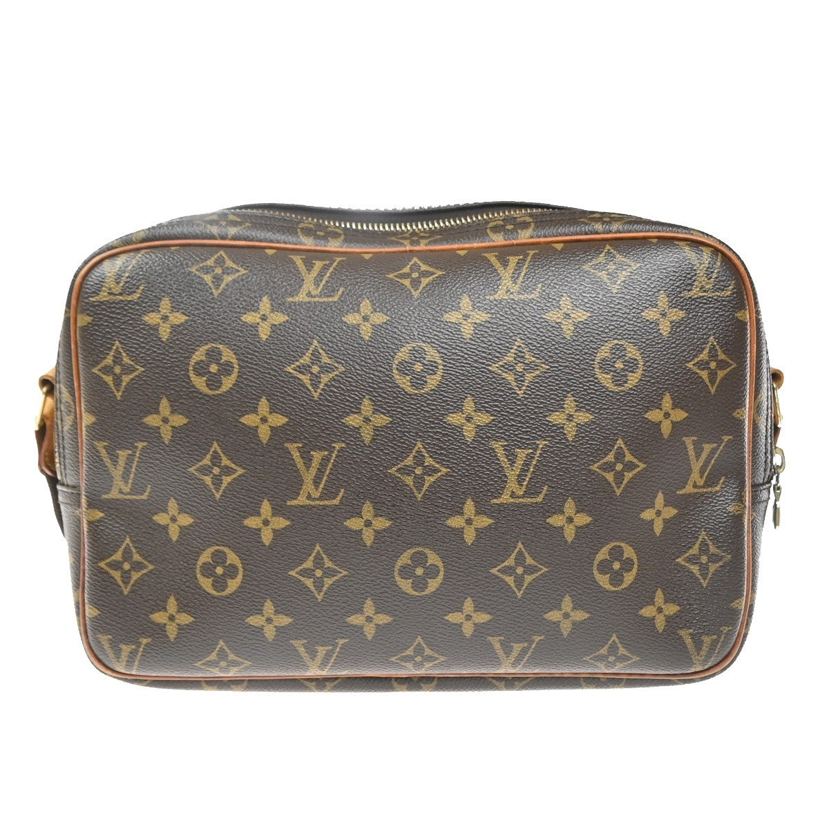 Louis Vuitton Reporter Monogram Canvas, Brown, Canvas, Shoulder Bag