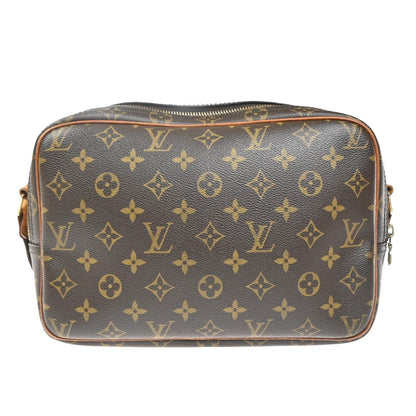 Louis Vuitton Reporter Monogram Canvas, Brown, Canvas, Shoulder Bag