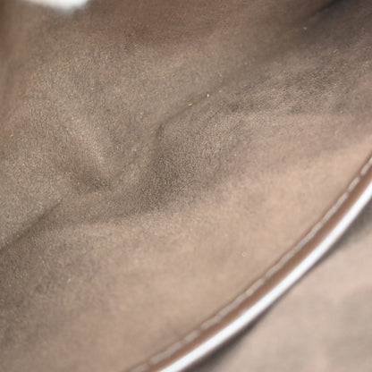 Louis Vuitton Pochette Saint Louis Damier Ebene, Brown, Canvas, Clutch