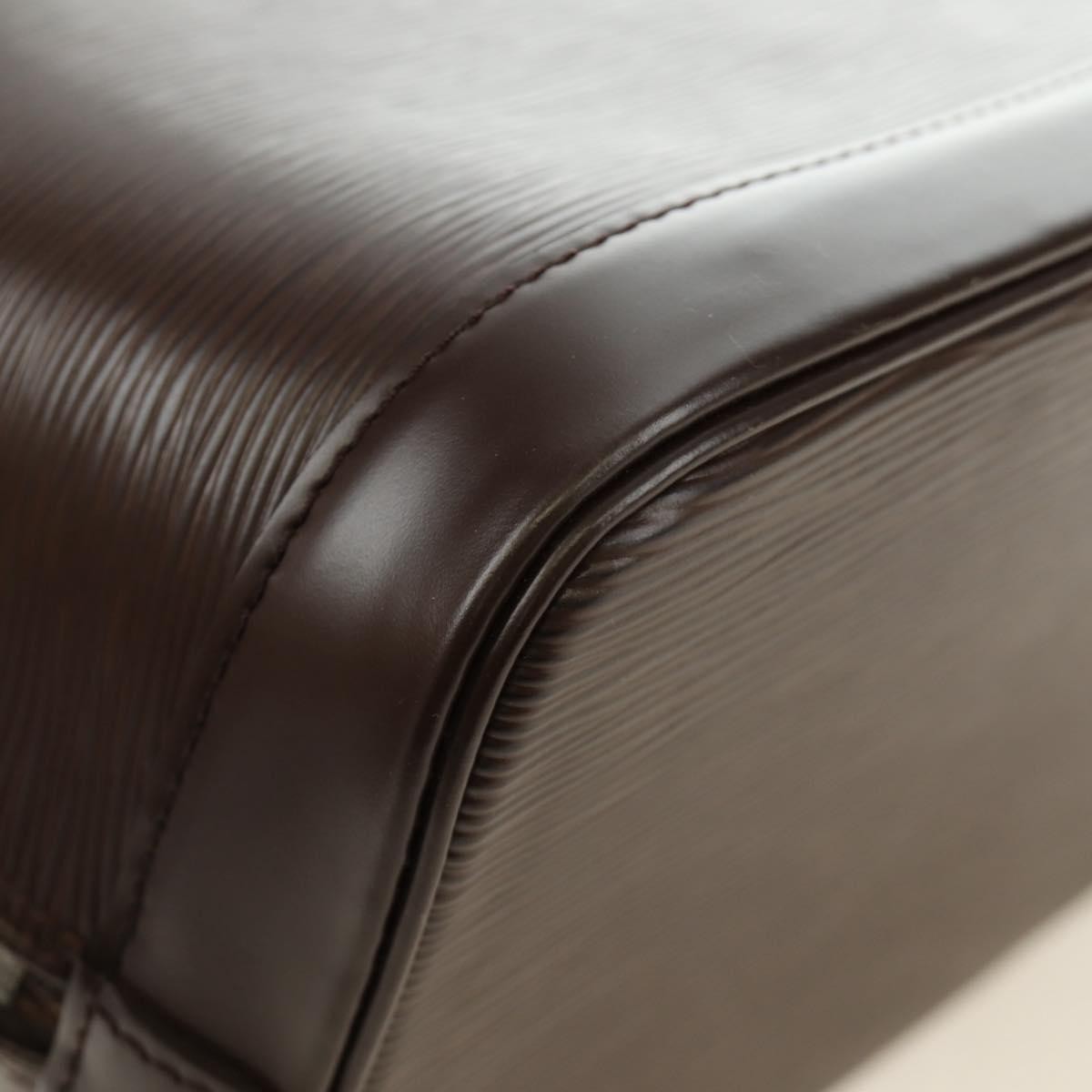 Louis Vuitton Alma Epi Leather, Brown, Leather, Handbag