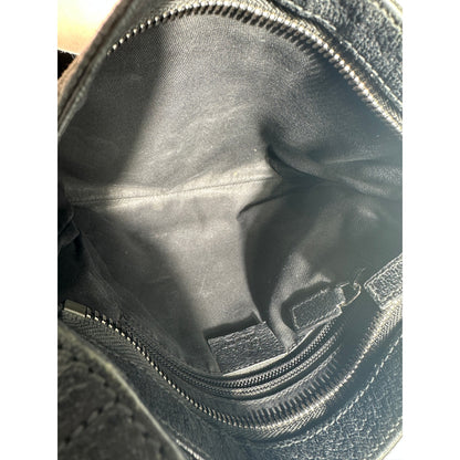 Louis Vuitton, Black, Leather, shoulder