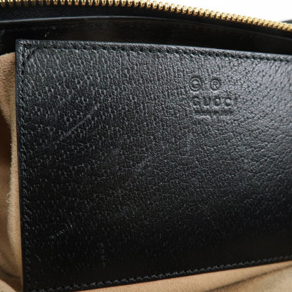 Gucci Ophidia Top Handle Leather, Black, Leather, Tote Bag