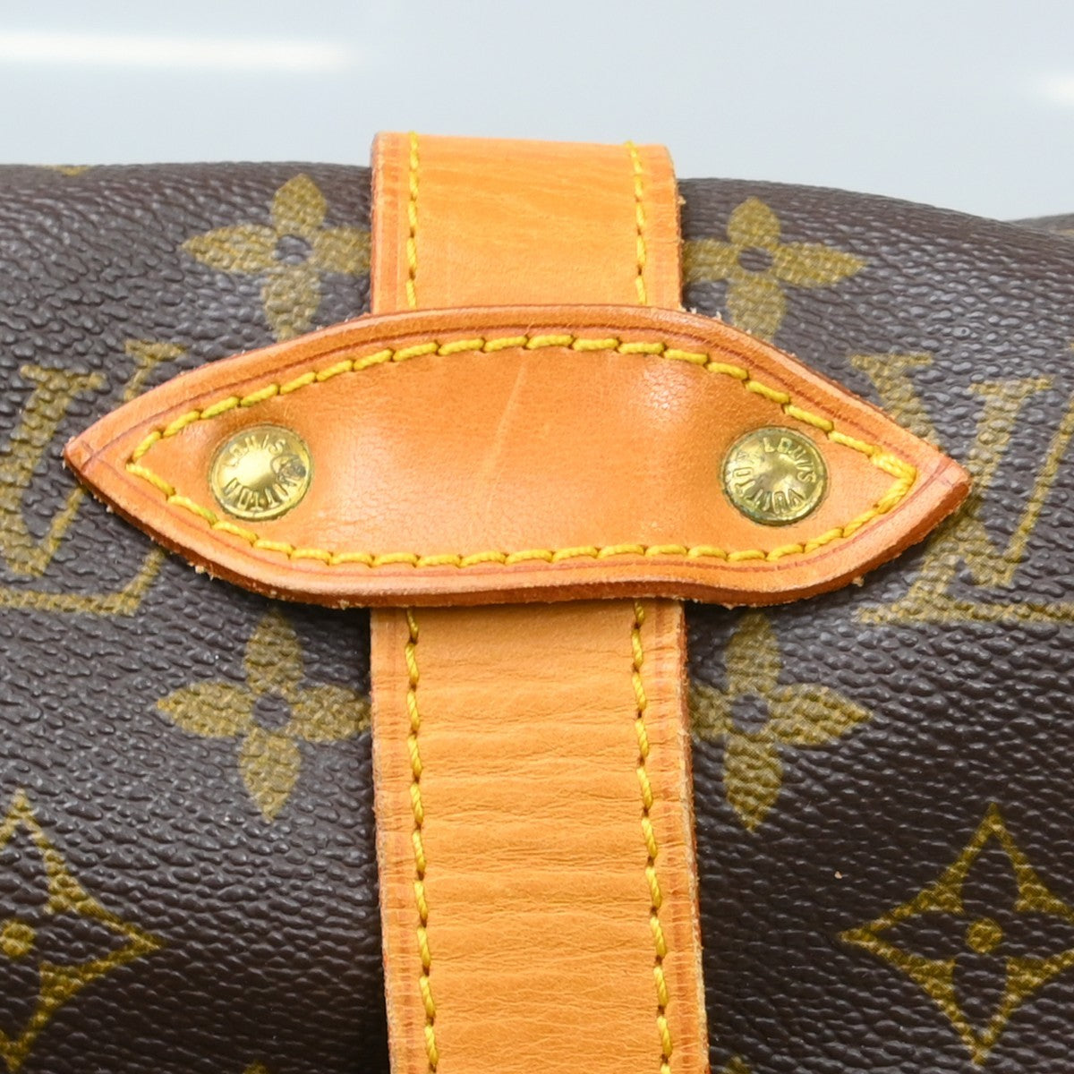Louis Vuitton Saumur Monogram Canvas, Brown, Canvas, Shoulder Bag
