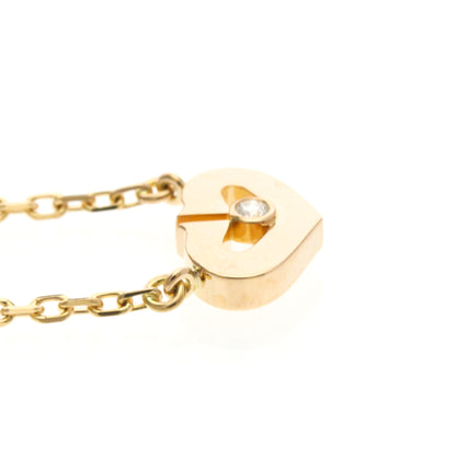 Cartier C Heart de Cartier Pendant 18K Rose Gold with Diamond, Gold, Pink Gold, Necklace