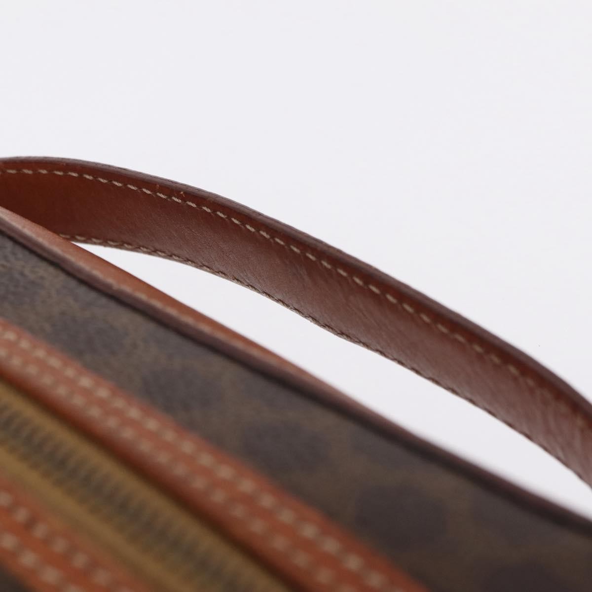 Celine Macadam Vanity Canvas, Brown, Canvas, Clutch