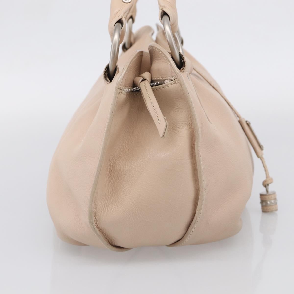 Celine Bittersweet Leather, Beige, Leather, Handbag