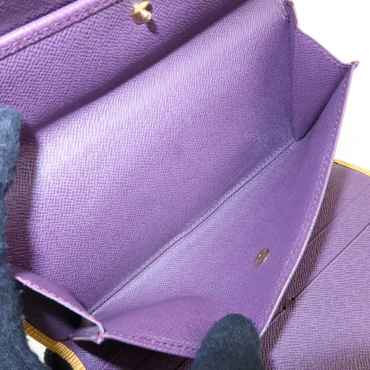 Louis Vuitton Porte Tresor International Epi Leather, Yellow, Leather, Wallet