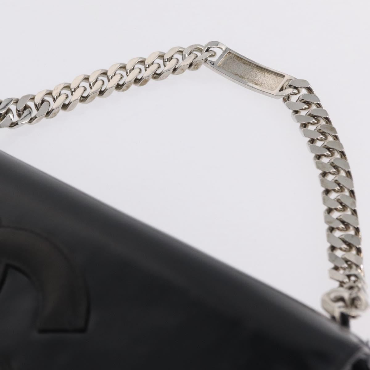 Chanel Vintage CC Box Flap Leather, Black, Patent Leather, Handbag