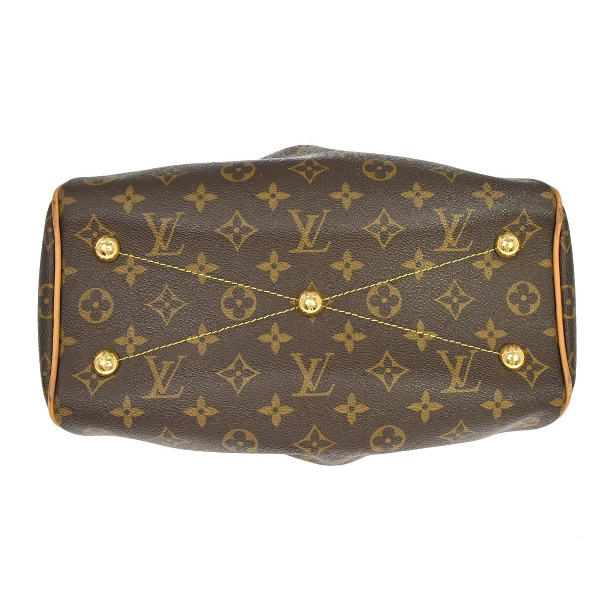 Louis Vuitton Tivoli Monogram Canvas, Brown, Canvas, Handbag