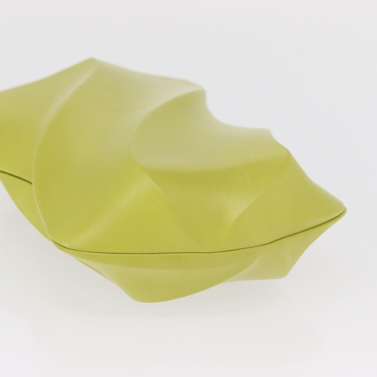 Bottega Veneta The Whirl Clutch Leather, Green, Leather, Clutch