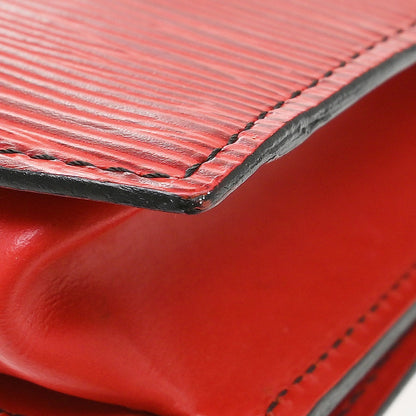 Louis Vuitton Tilsitt Bum Epi Leather, Red, Leather, Handbag