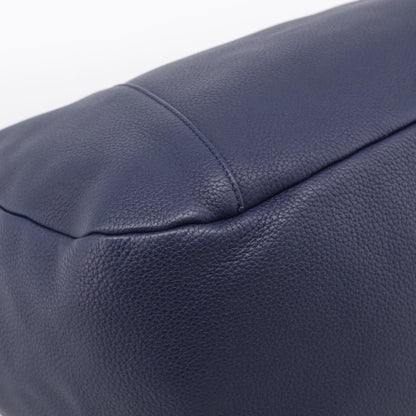 Loewe Calle Hobo Leather, Navy, Leather, Shoulder Bag