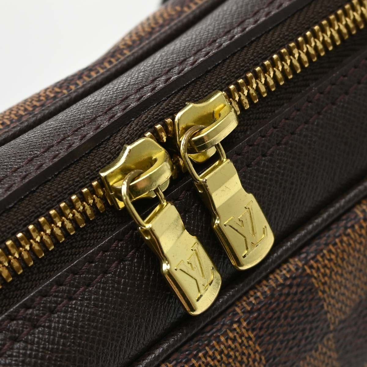 Louis Vuitton Brera Damier, Brown, Canvas, Handbag