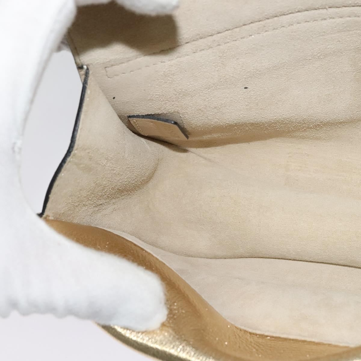 Chloe Georgia Leather, Gold, Leather, Shoulder Bag