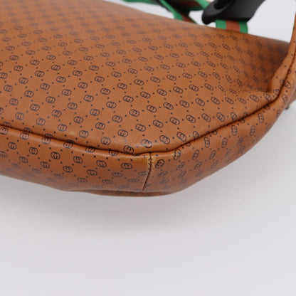 Gucci Dapper Dan Belt GG Print Leather, Brown, Leather, Clutch