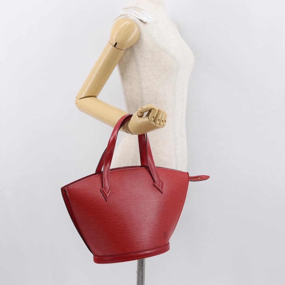 Louis Vuitton Saint Jacques Epi Leather, Red, Leather, Handbag
