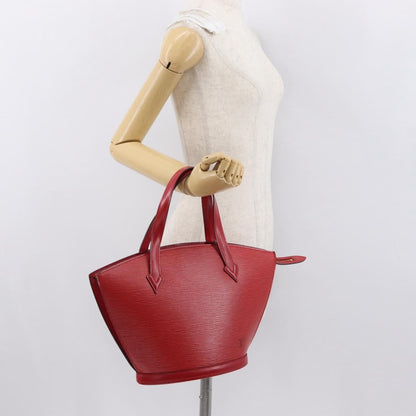 Louis Vuitton Saint Jacques Epi Leather, Red, Leather, Handbag