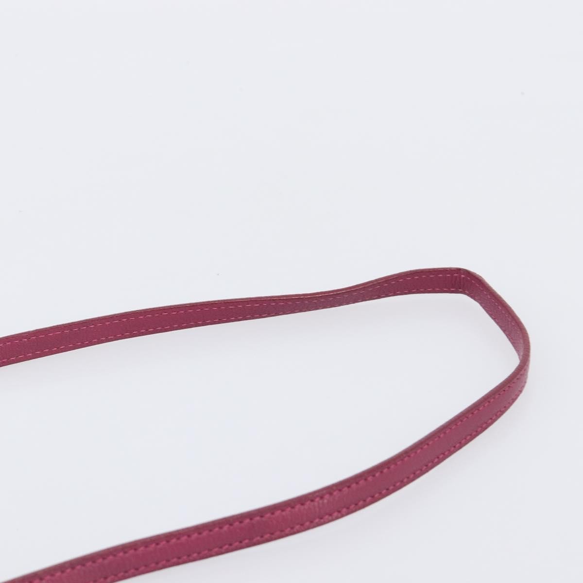 Miu Miu Madras Double Zip Leather, Pink, Leather, Crossbody Bag