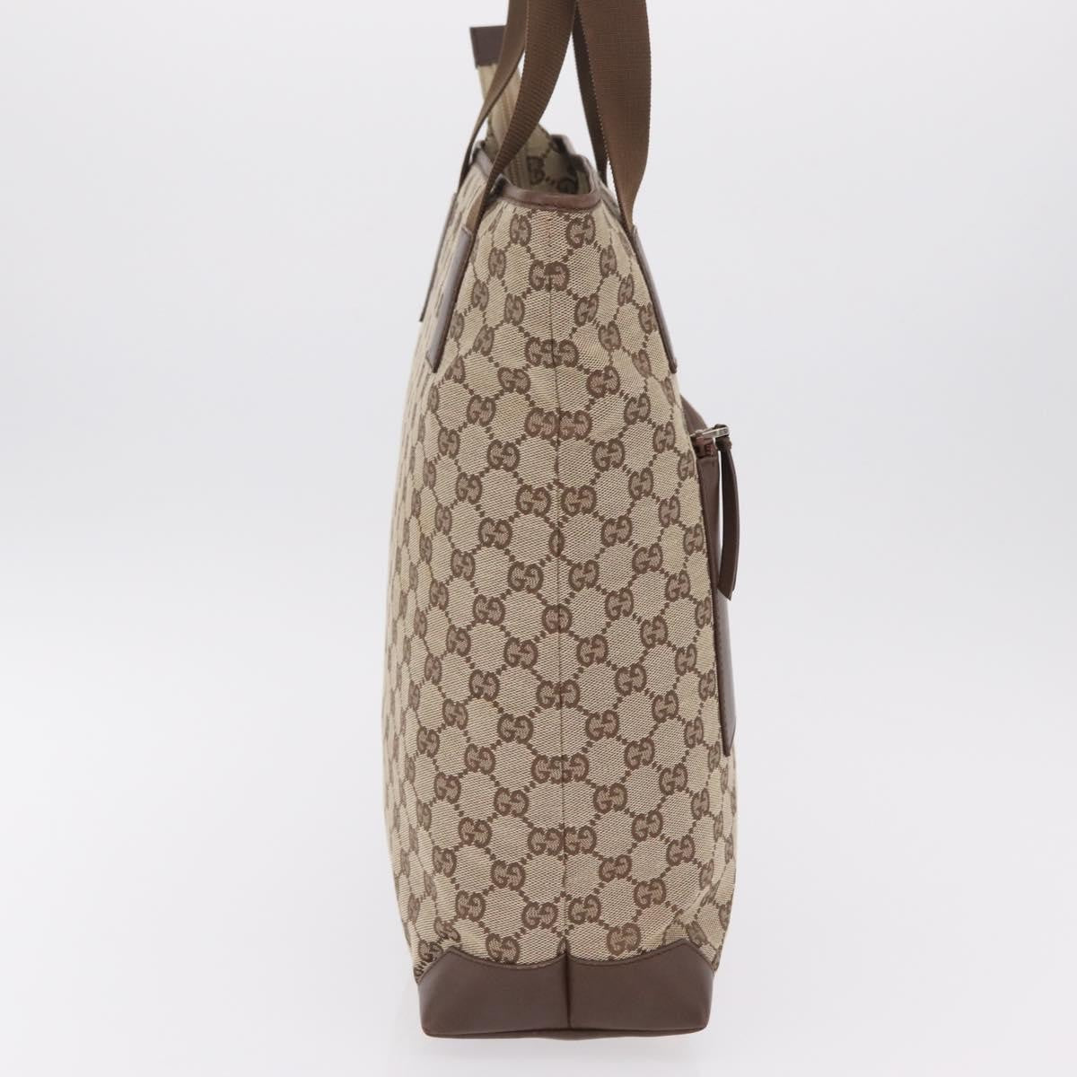 Gucci Convertible Zip GG Canvas, Beige, Canvas, Tote Bag