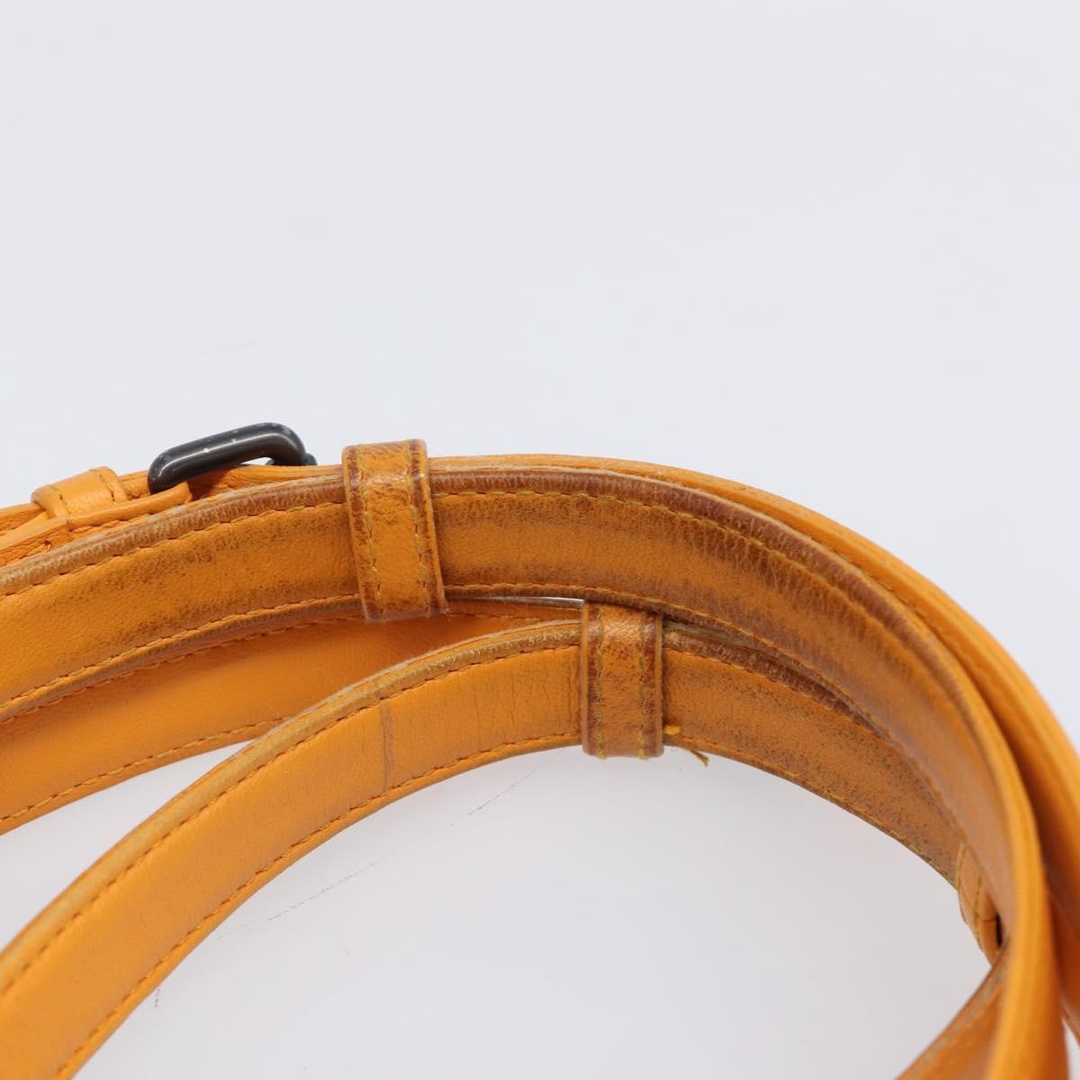 Bottega Veneta Capri Intrecciato Nappa, Orange, Leather, Tote Bag