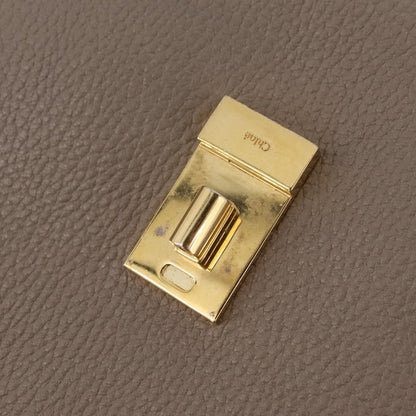 Chloe Drew Leather, Beige, Leather, Crossbody Bag
