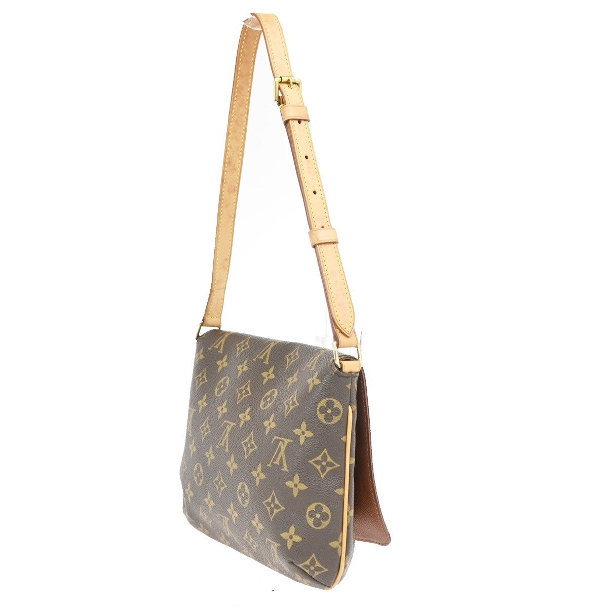 Louis Vuitton Musette Tango Monogram Canvas, Brown, Canvas, Shoulder Bag