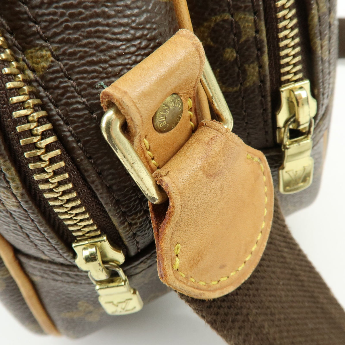 Louis Vuitton Reporter Monogram Canvas, Brown, Canvas, Shoulder Bag