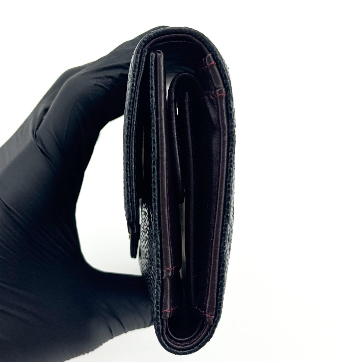 Chanel Timeless Long Wallet Lambskin, Black, Leather, Wallet