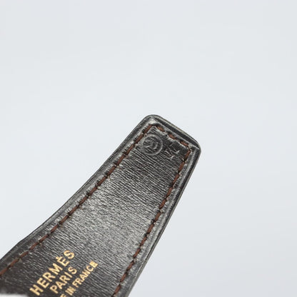 Hermes Buckle Belt Leather, Black, Leather, Belt