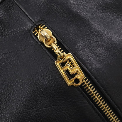 Versace Vintage Leather, Black, Leather, Shoulder Bag