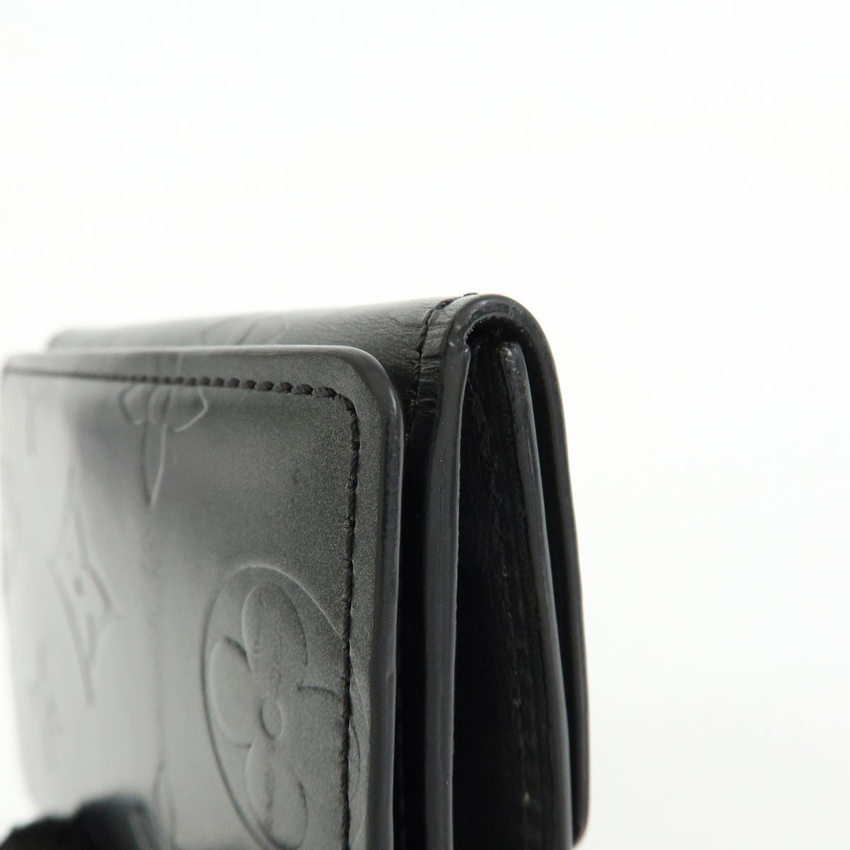 Louis Vuitton Ludlow Vernis, Gray, Leather, Wallet