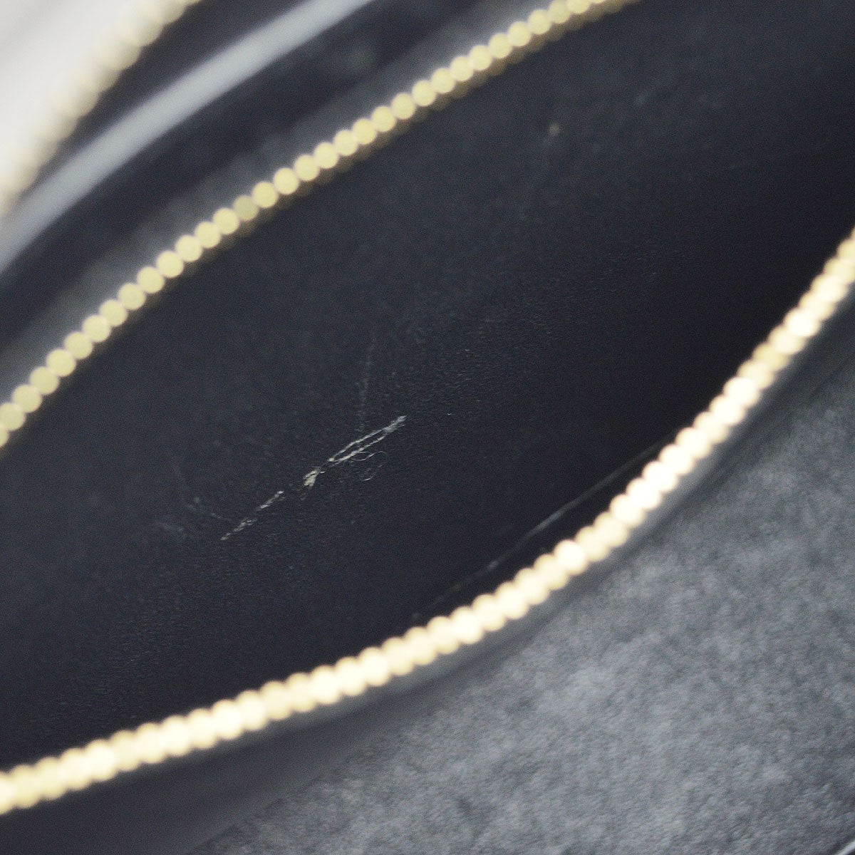 Saint Laurent Monogram Cabas Leather, Gray, Leather, Tote Bag