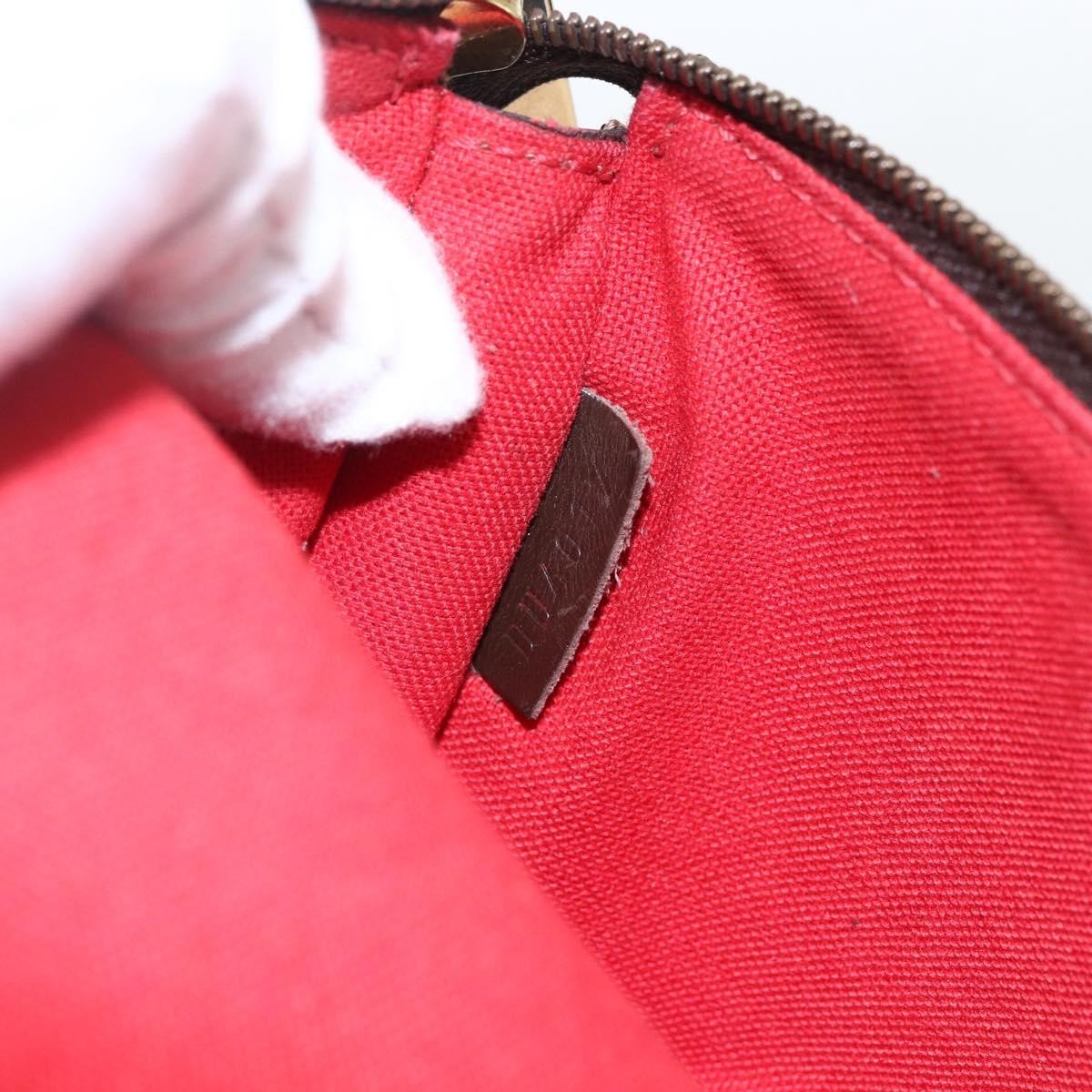 Louis Vuitton Sophie Damier Ebene, Brown, Canvas, Clutch
