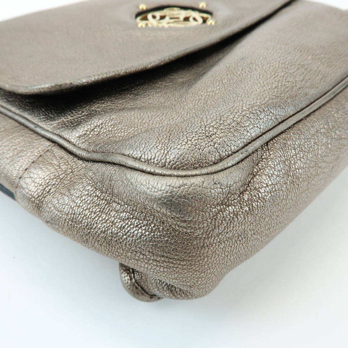 Loewe Shoulder bag Leather, Silver, Leather, Shoulder Bag