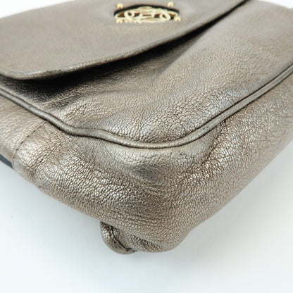 Loewe Shoulder bag Leather, Silver, Leather, Shoulder Bag