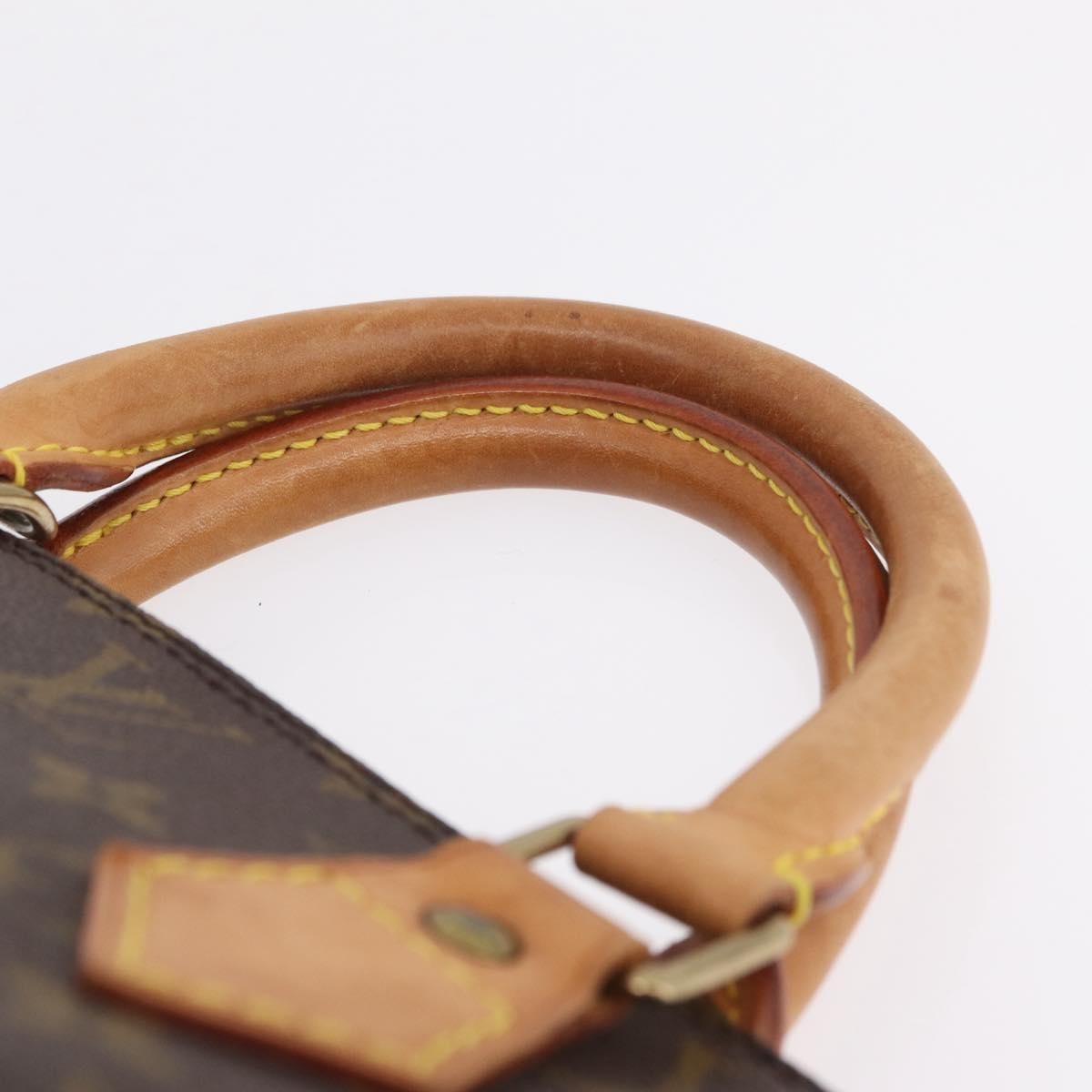 Louis Vuitton Alma Monogram Canvas, Brown, Canvas, Handbag