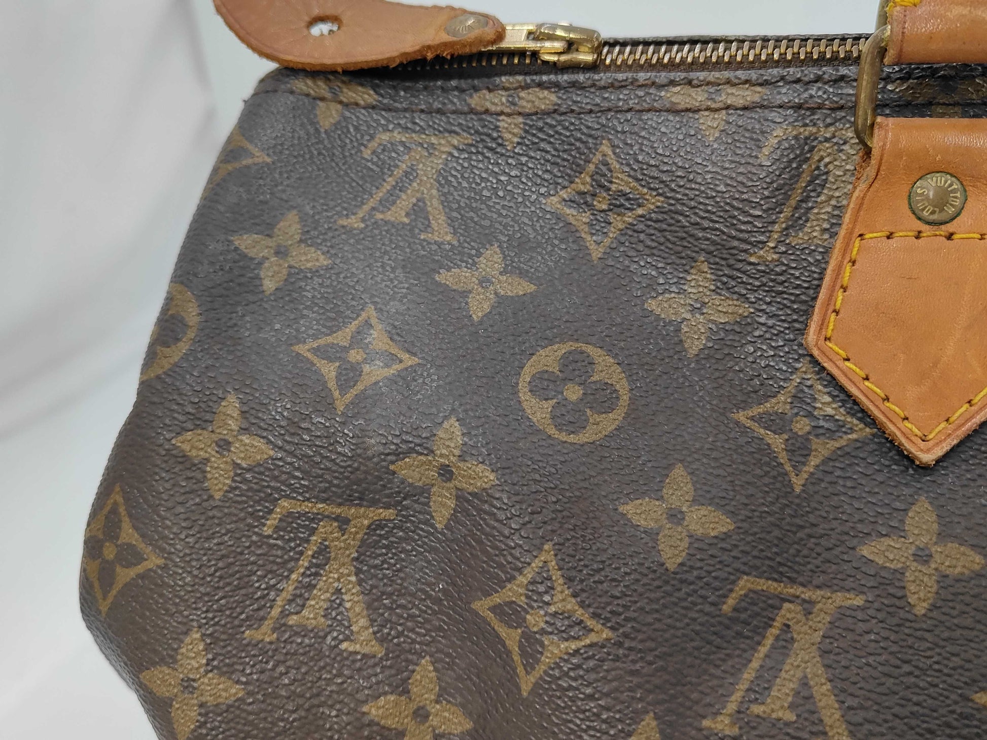 Louis Vuitton Speedy Monogram Canvas, Brown, Canvas, Handbag