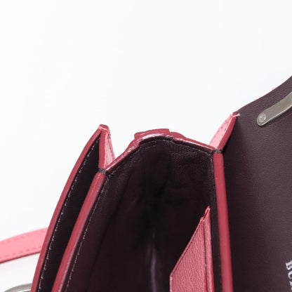 Burberry D-Ring Shoulder Leather, Pink, Leather, Shoulder Bag