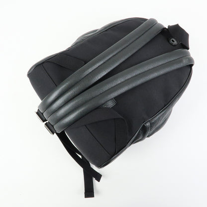 Saint Laurent City Patchwork Leather, Black, Leather, Backpack