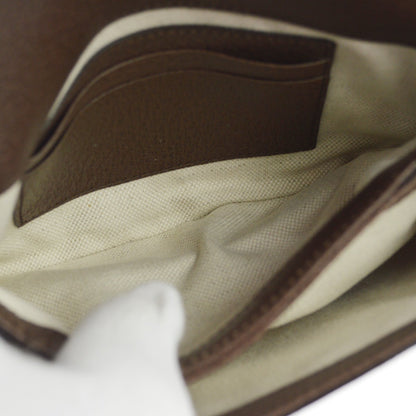 Gucci Blondie Belt GG Coated Canvas, Brown, Canvas, Clutch