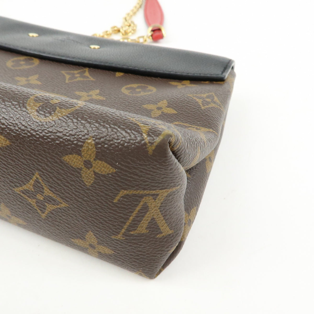 Louis Vuitton Saint Placide Monogram Canvas and Leather, Brown, Canvas, Handbag