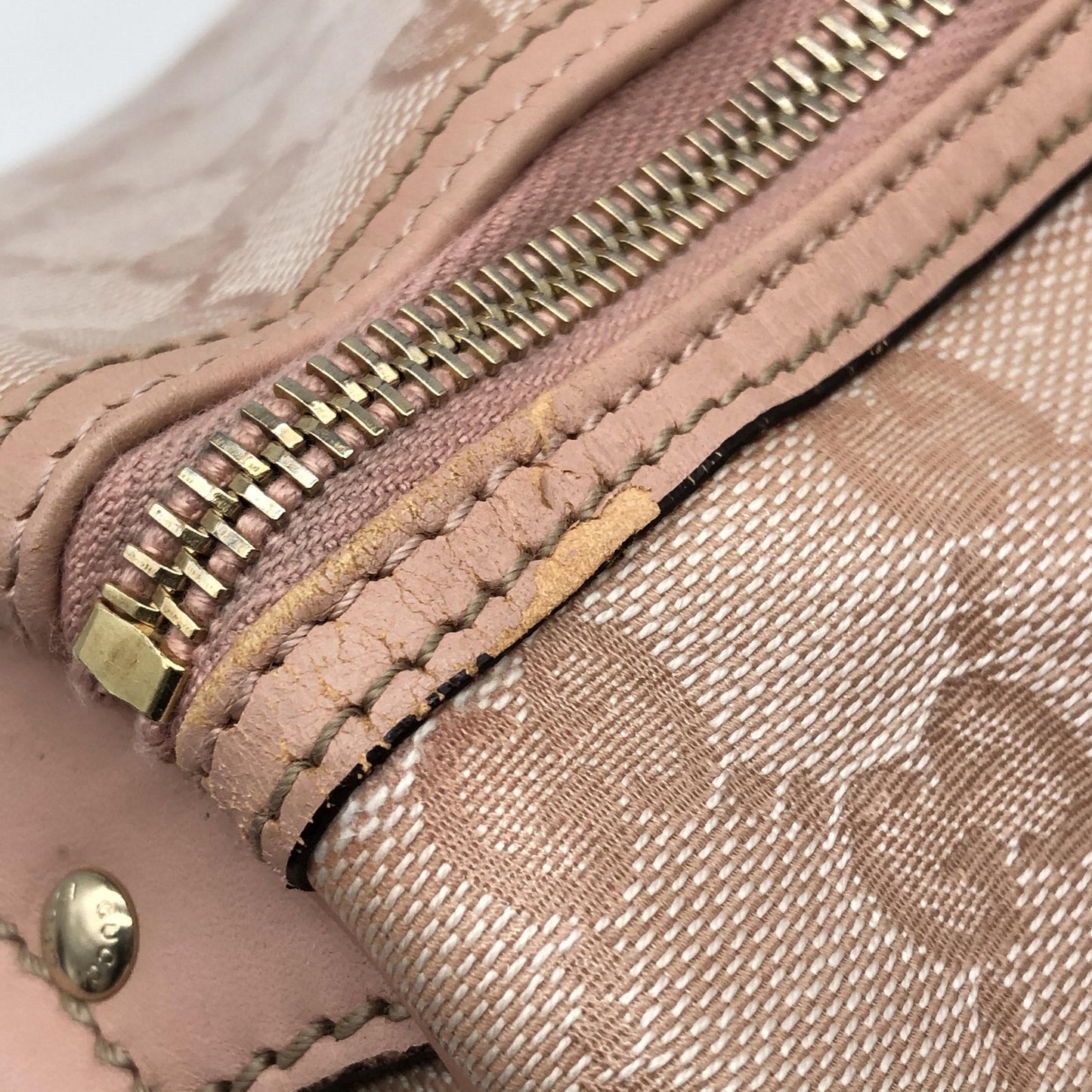 Gucci Boston Suprême GG, Pink, Canvas, Travel Bag